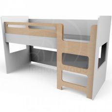 Ліжко-трансформер IndigoWood Univers white, ДСП 18 мм